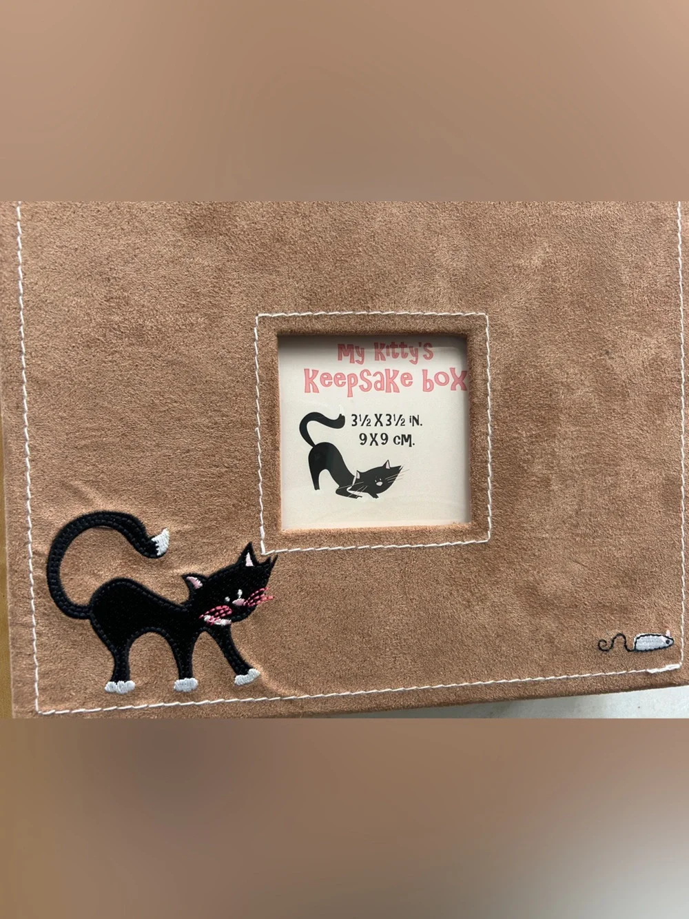 Brown Cat Keepsake Box for Pets - My Kitty's Keepsake